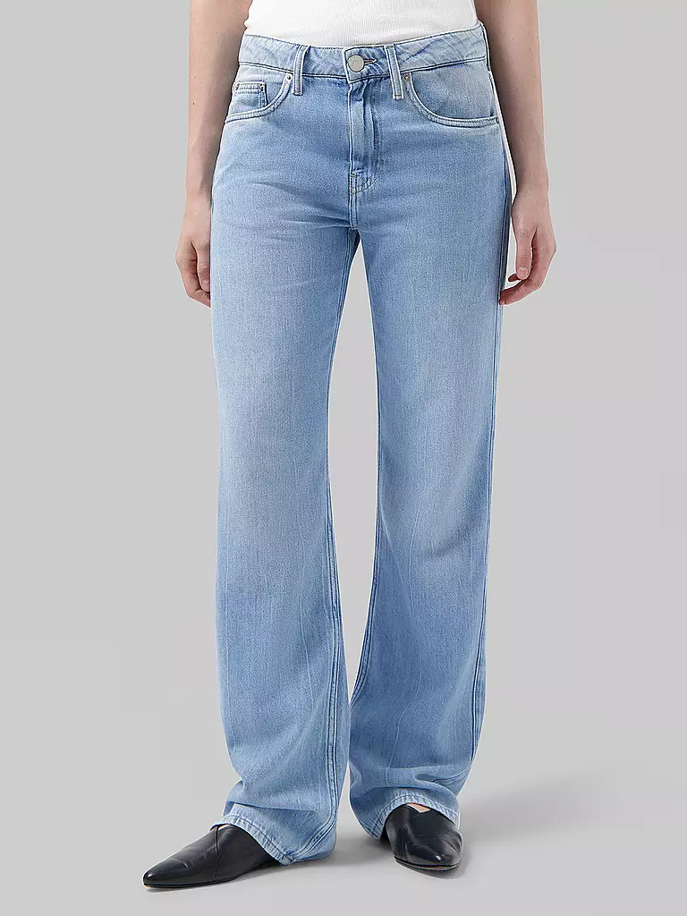 MUD JEANS Jeans Loose Fit JAMIE hellblau