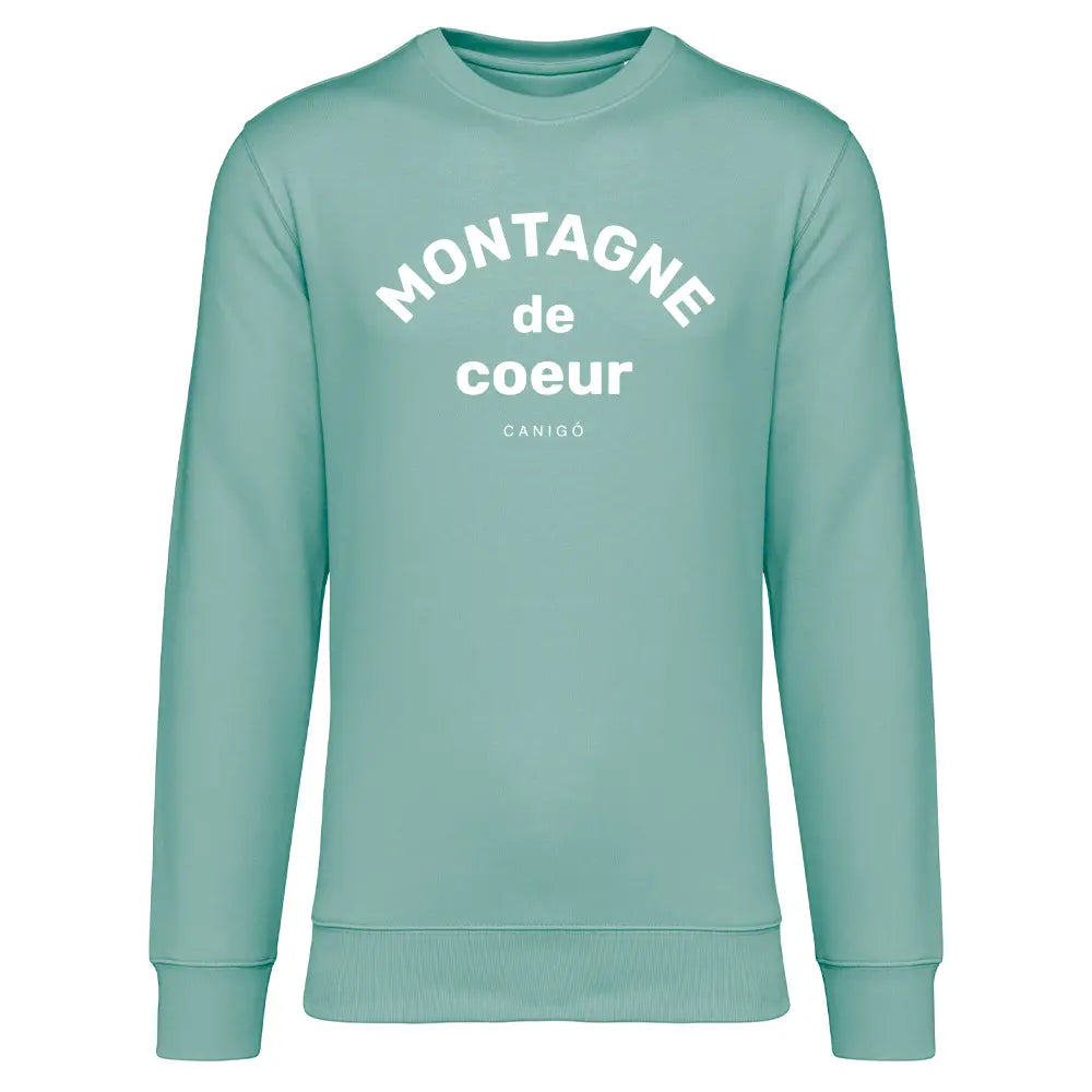 Sweat Col rond Recyclé - Montagne de Coeur