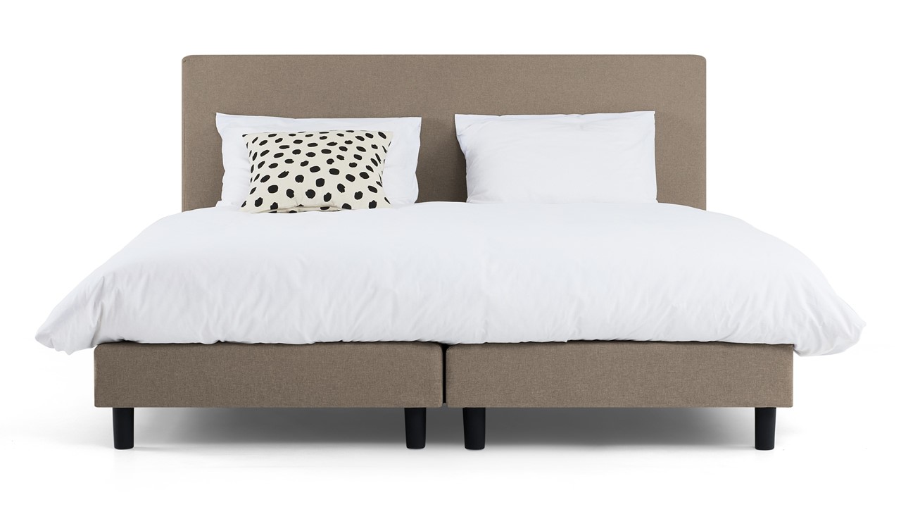 Box Ambra met Easy Pocket 300 matras taupe