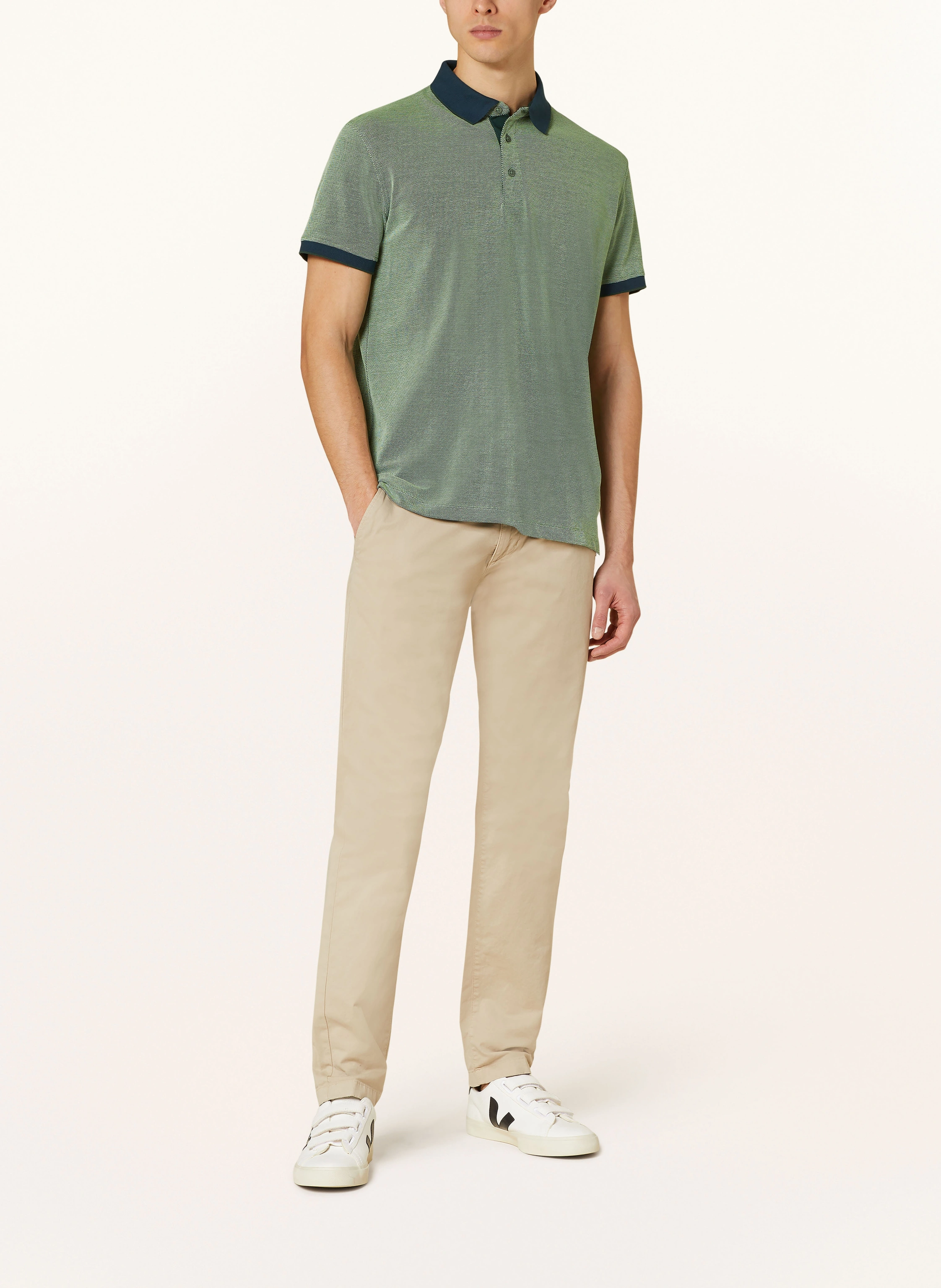 STROKESMAN'S Piqué-Poloshirt