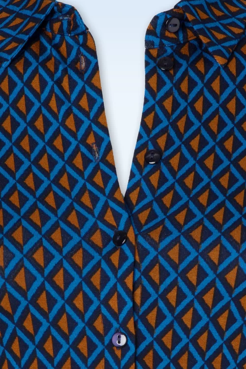 Surkana Sara blouse in blauw