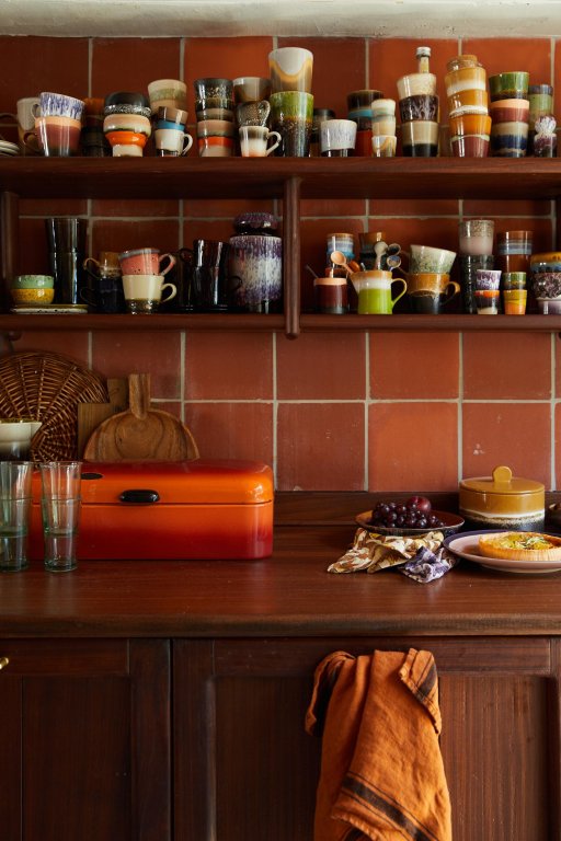 HKliving 70's Ceramic Melk en Suiker set foreland