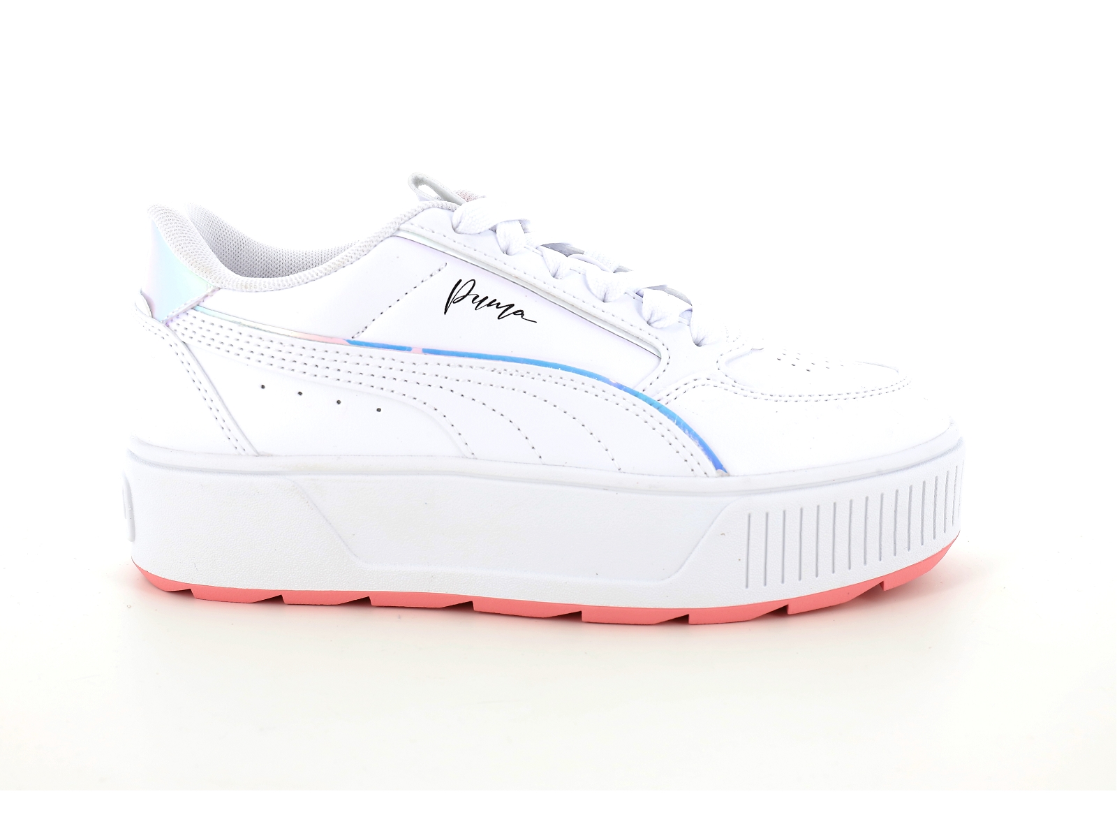 Puma-392632 Synthétique Blanc Rose
