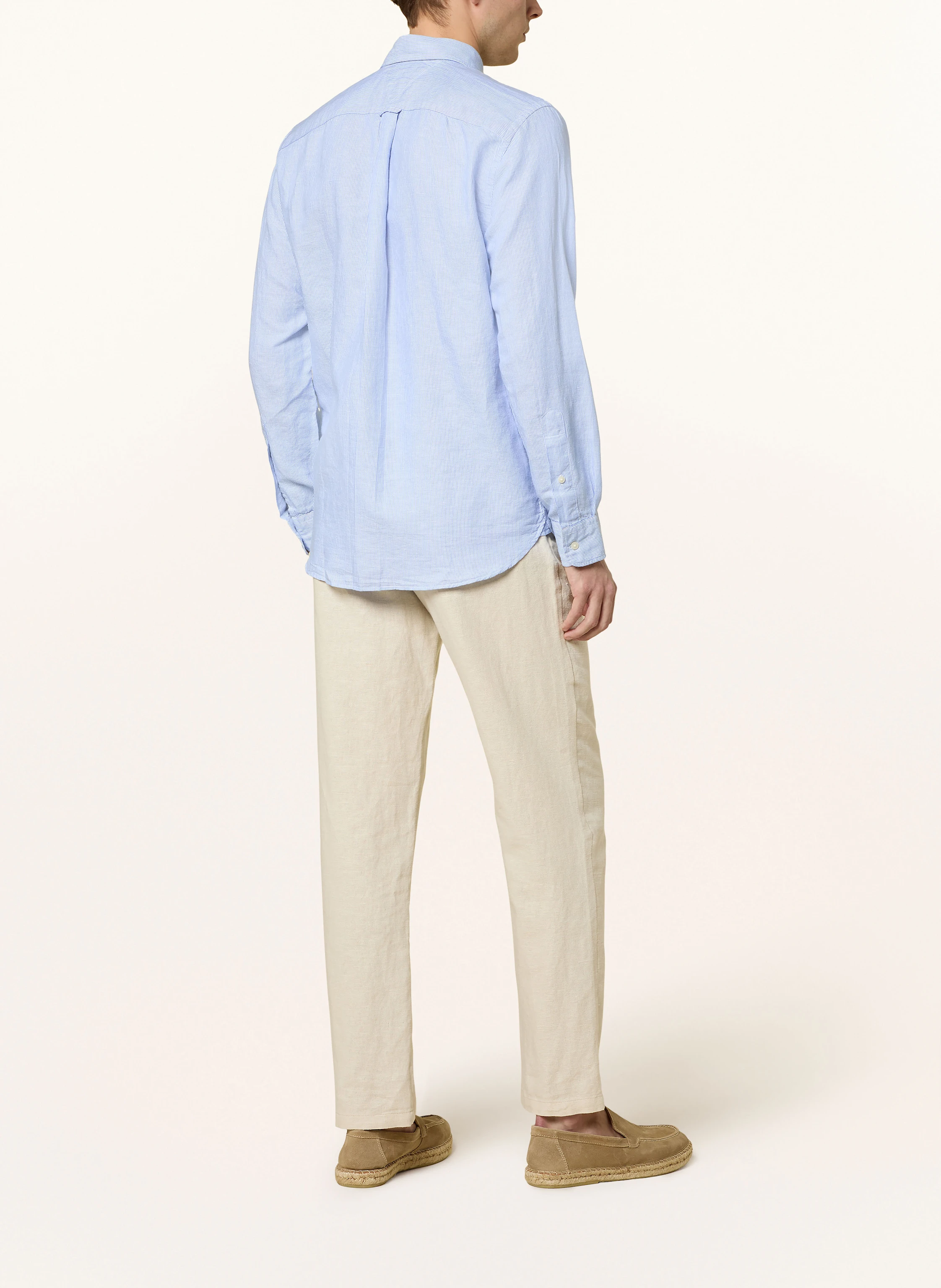 TOMMY HILFIGER Hemd Regular Fit mit Leinen
