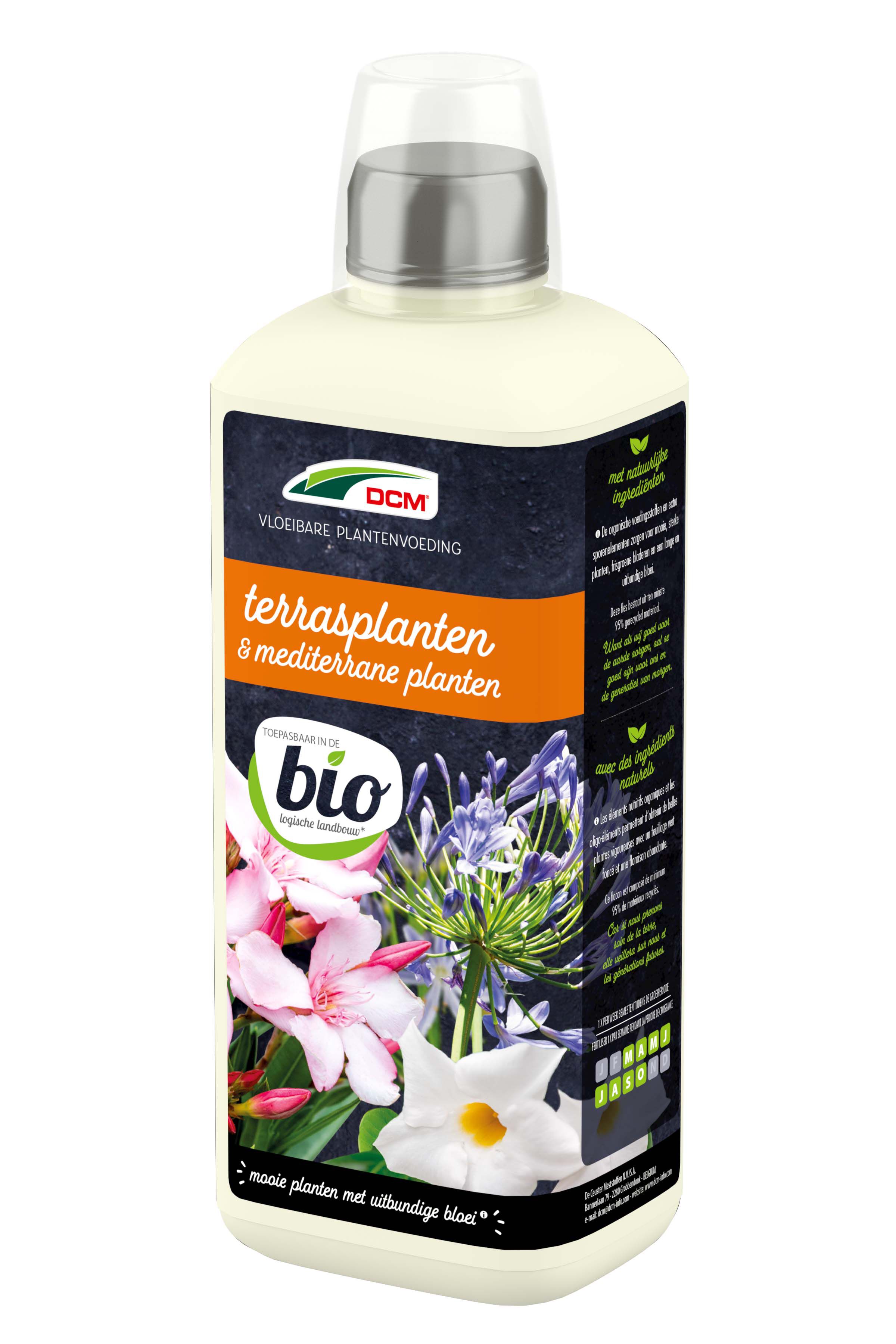 DCM Vloeibare Meststof Terrasplanten & Mediterrane Planten - Siertuinmeststof - 800 Milliliter