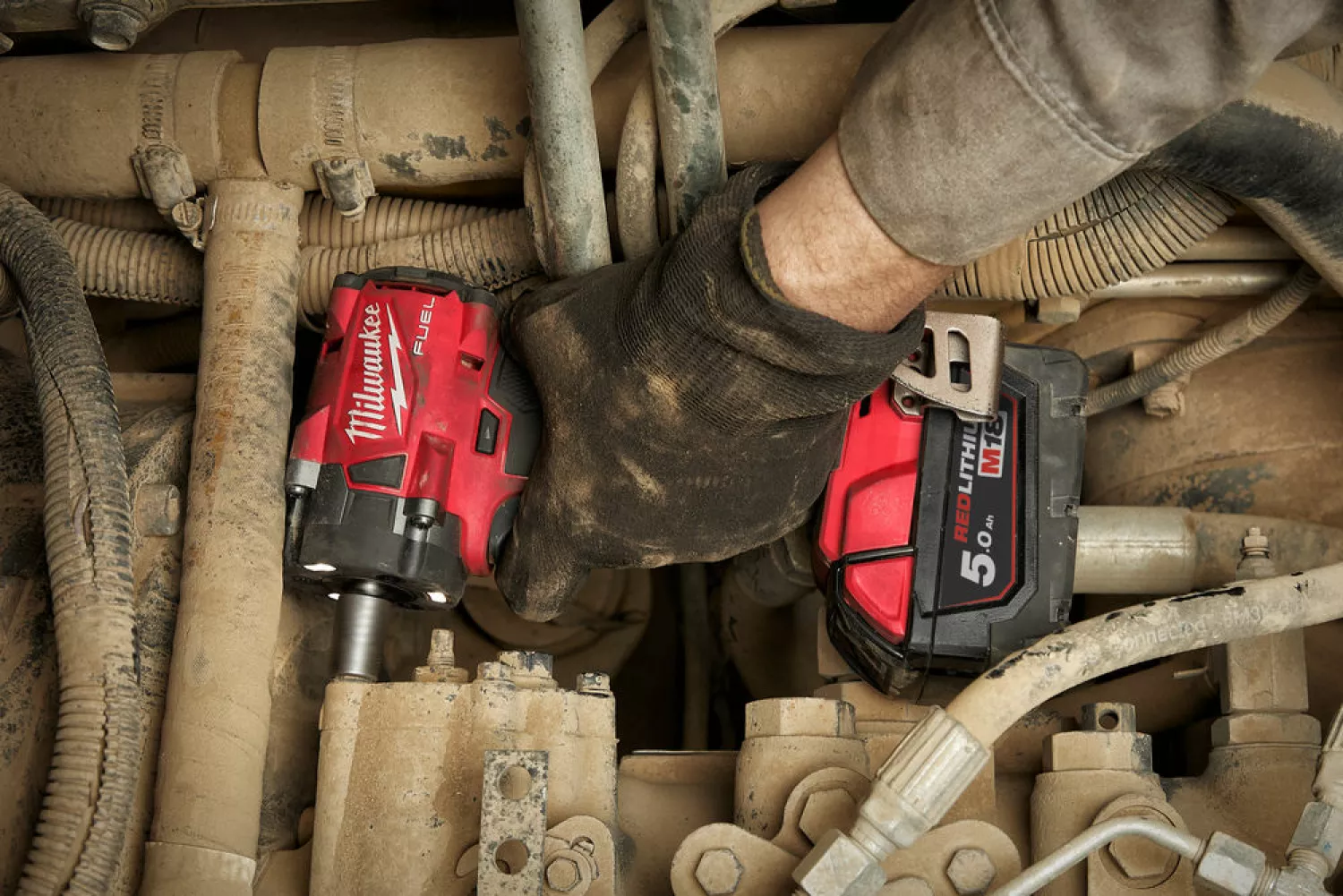 Milwaukee M18 FIW2F12-0X 18V Li-ion Accu slagmoersleutel body in HD Box - 339Nm - 1/2