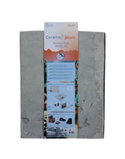 Ceramicnature Cn Slimline Rock Oxford Grey Grijs - Aquarium - Achterwand
