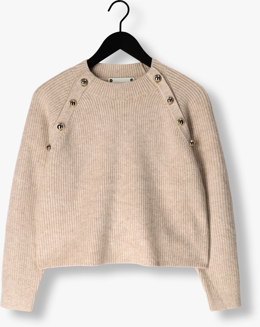 beige co'couture trui the row officer rib knit