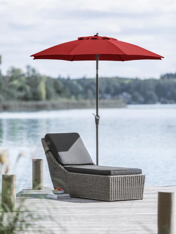 Dehner Sonnenschirm Kos, rund, ca. Ø220 cm