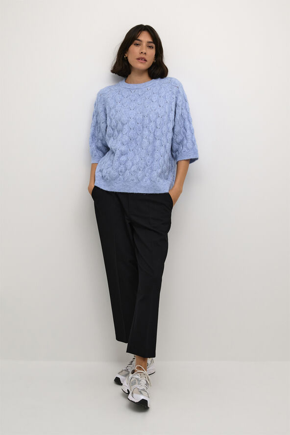 Kaffe KAmalene Knit Pullover Vista blue melange