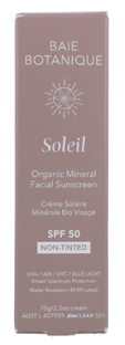 Baie Botanique Soleil Facial Sunscreen SPF 50 70GR