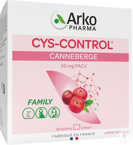 Arkopharma Cys-Control Confort Urinaire Canneberge 20 Sachets