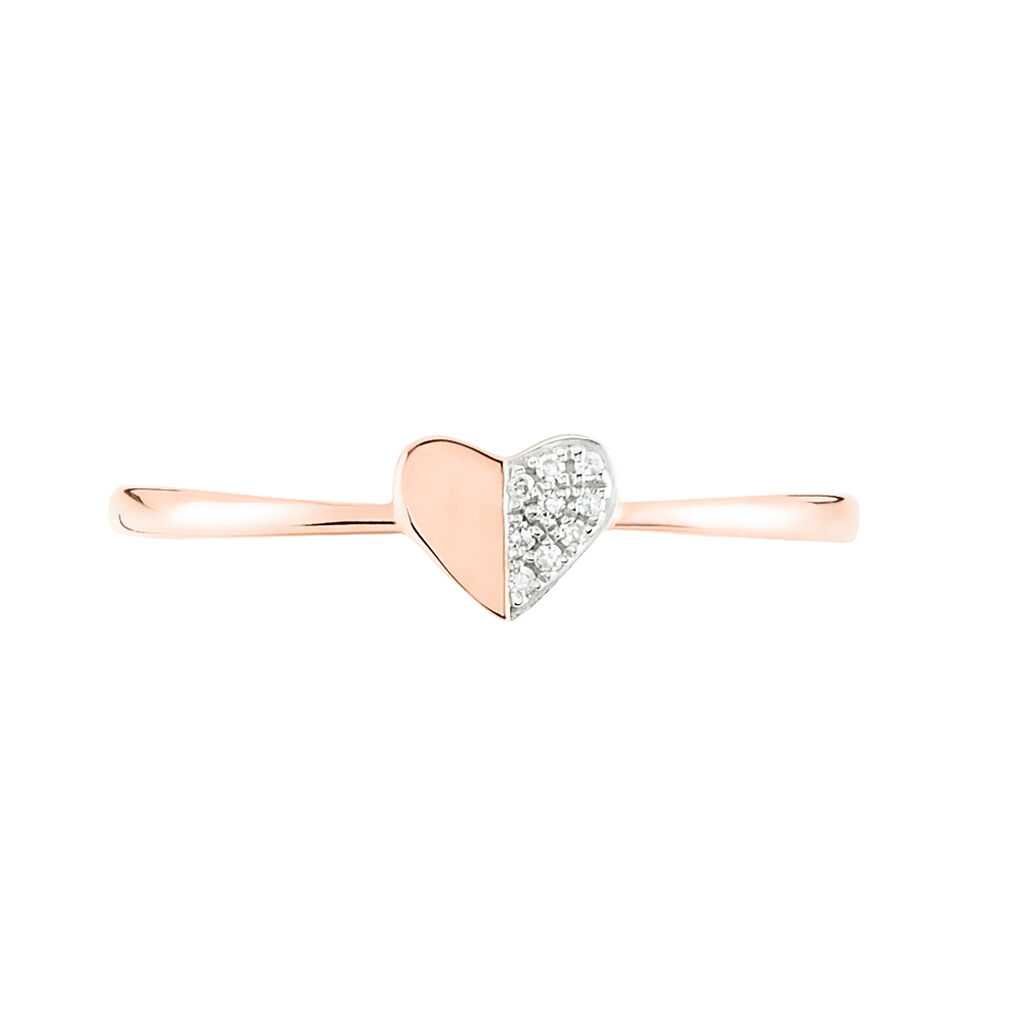 Bague Emilia Or Rose Diamant