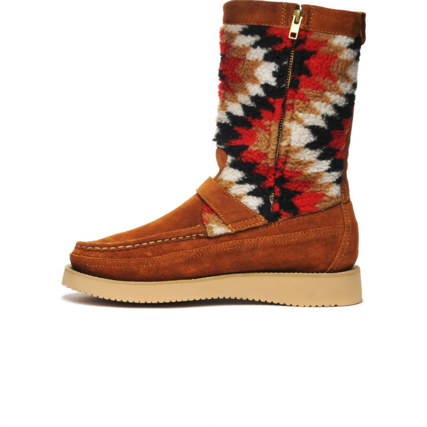 THIPI SUEDE POLAR BROWN COGNAC NAVAJO-Botte en daim pour homme