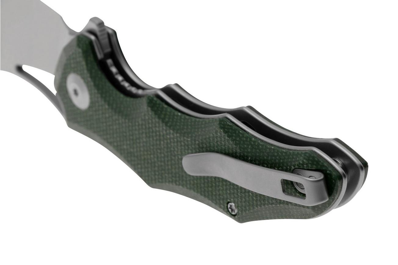 CIVIVI Chiro C23046-2 Satin, Green Micarta, zakmes