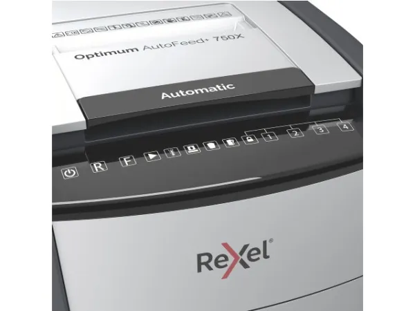 Makulator Rexel Optimum AutoFeed  750X krydsmakulering 4x30 mm (P-4)