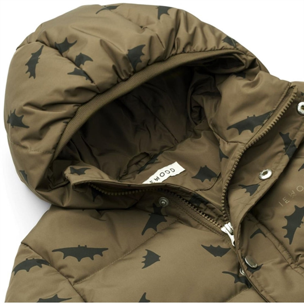 Køb Liewood Palle Puffer Dunjakke Bats / Khaki