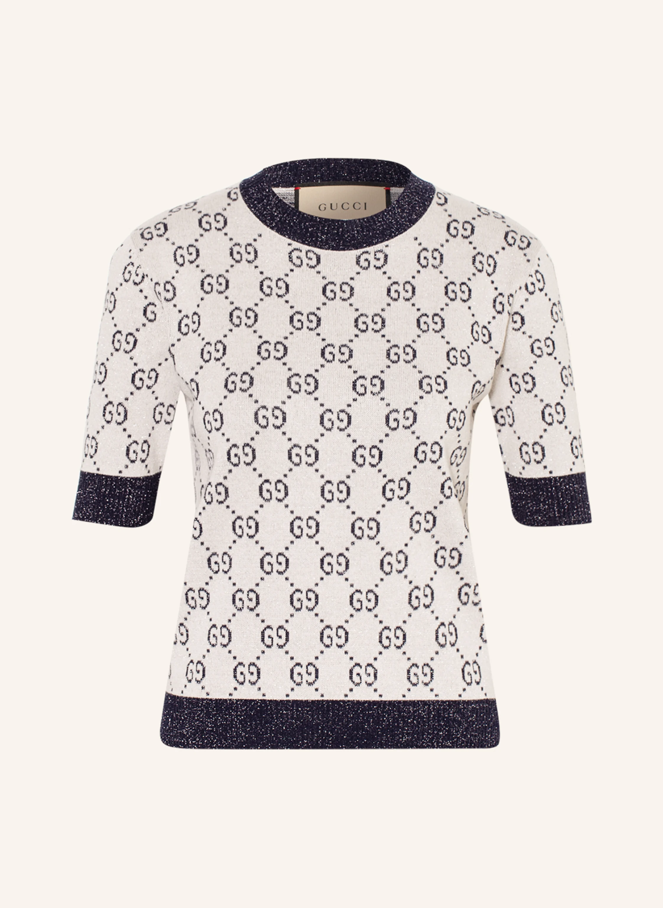 GUCCI Strickshirt mit Glitzergarn