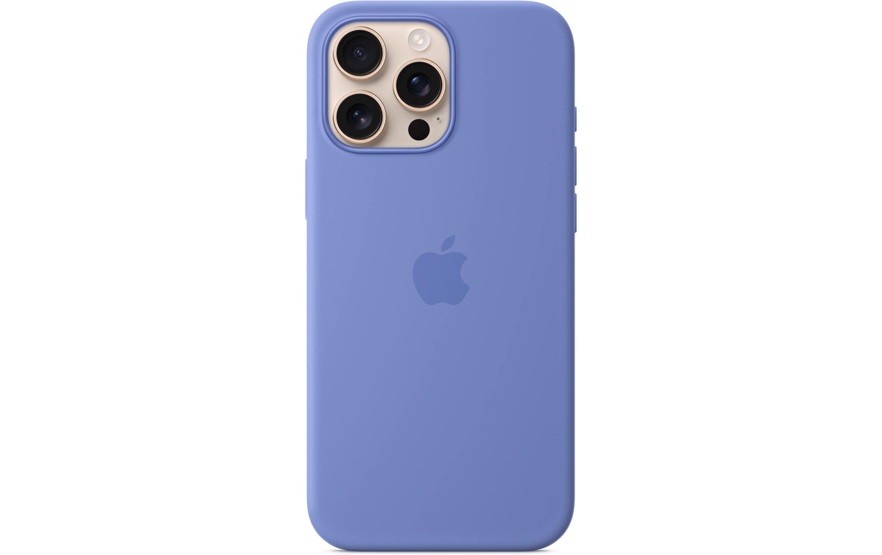 Silicone Case mit MagSafe iPhone 16 Pro Max PeriwinkleSilikon-Backcover mit «MagSafe» für das Apple iPhone 16 Pro Max