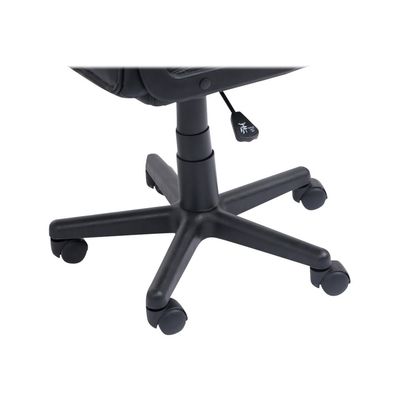 Fauteuil gamer ANZIO - accoudoirs fixes - noir et rouge