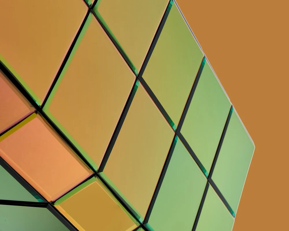 POLSPOTTEN  Pilar Pixel sidebord, multi-colour - lille
