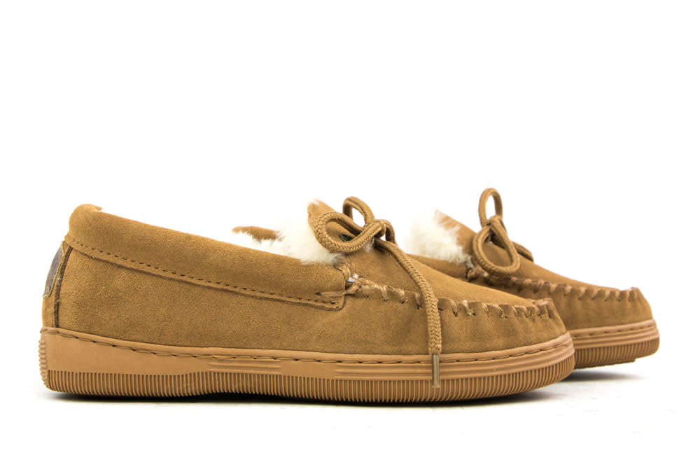 Warmbat Pantoffels Koala Cognac Suede