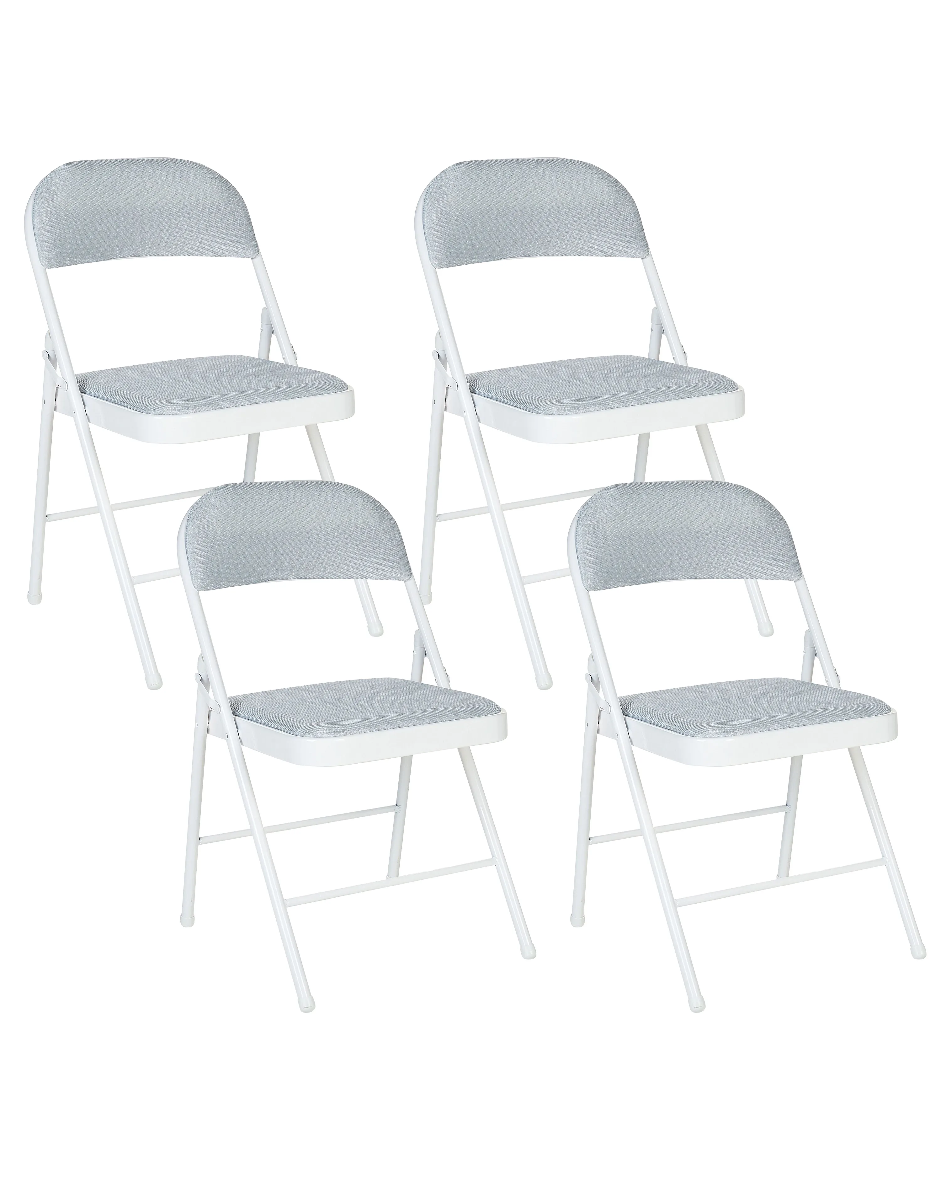 Set van 4 klapstoelen SPARKS Lichtgrijs