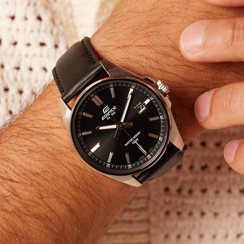 Casio - Edifice - Horloge - Zwart - Roestvrijstaal - Waterdicht tot 100 meter