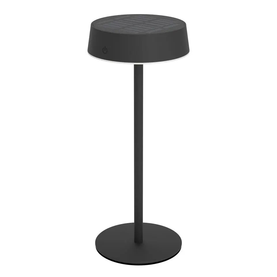 EGLO Simeri Tafellamp Buiten - Solar - 31 cm - Zwart - Oplaadbaar