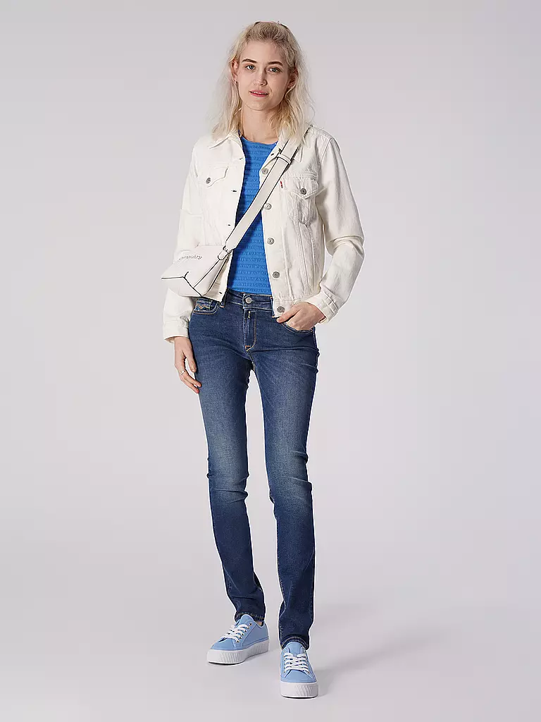 REPLAY Jeans Skinny Fit HYPERFLEX NEW LUZ dunkelblau