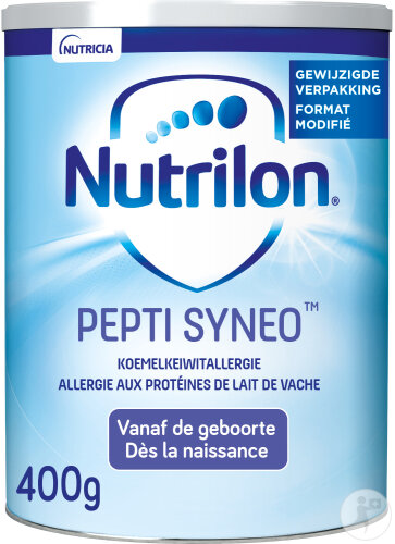Nutrilon Pepti Syneo Lait Bébé Allergies Proteines Lait De Vache Bébé 0-12 Mois Boîte 400g
