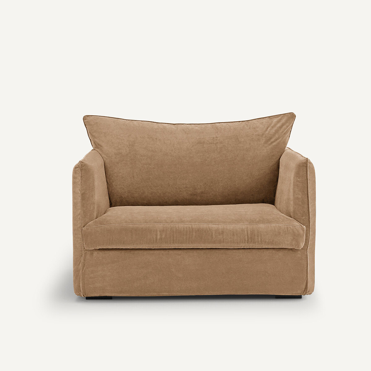 AM.PM<br>Poltrona XL em fluweel stonewashed, Neo Chiquito