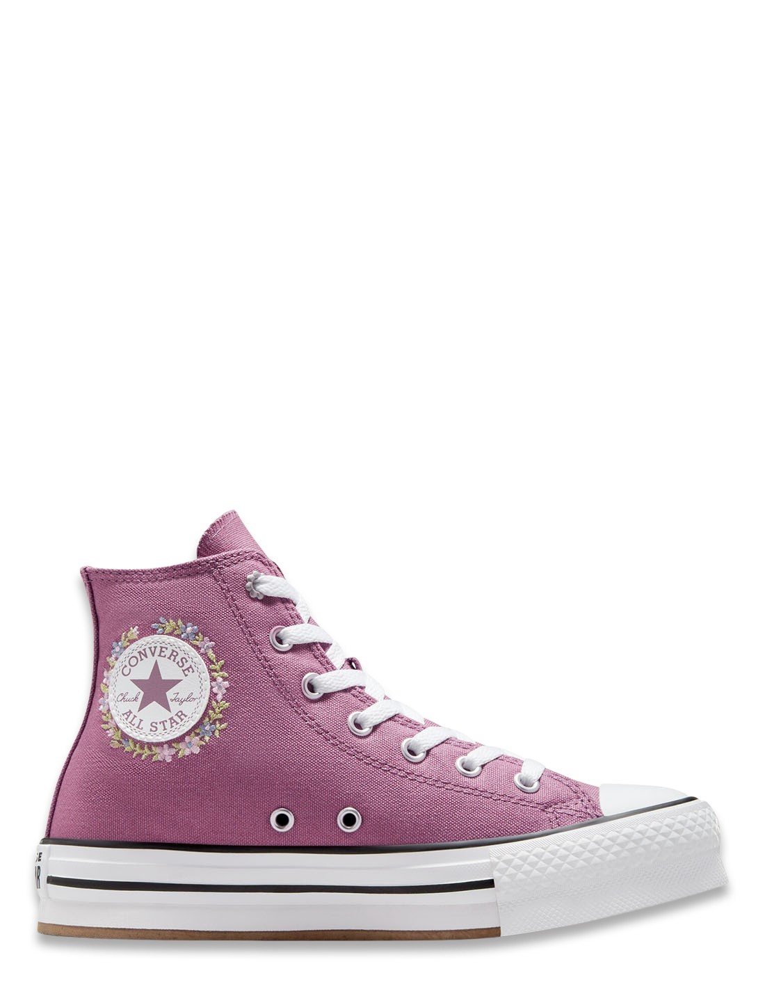 converse Sneaker femme ctas eva lift hi dreamy dahlia/white