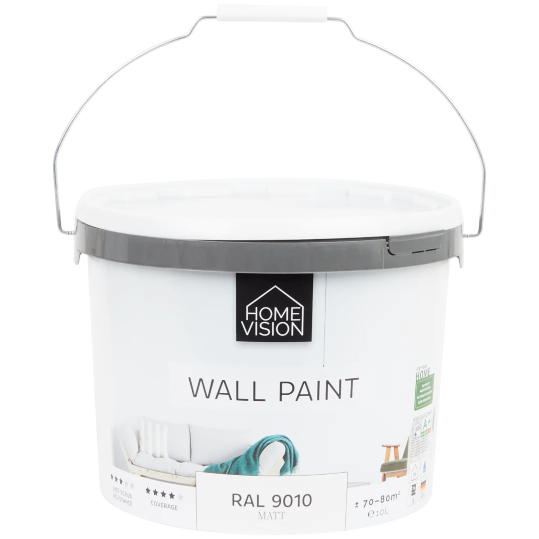 Home Vision matte muurverf RAL 9010 10 liter
