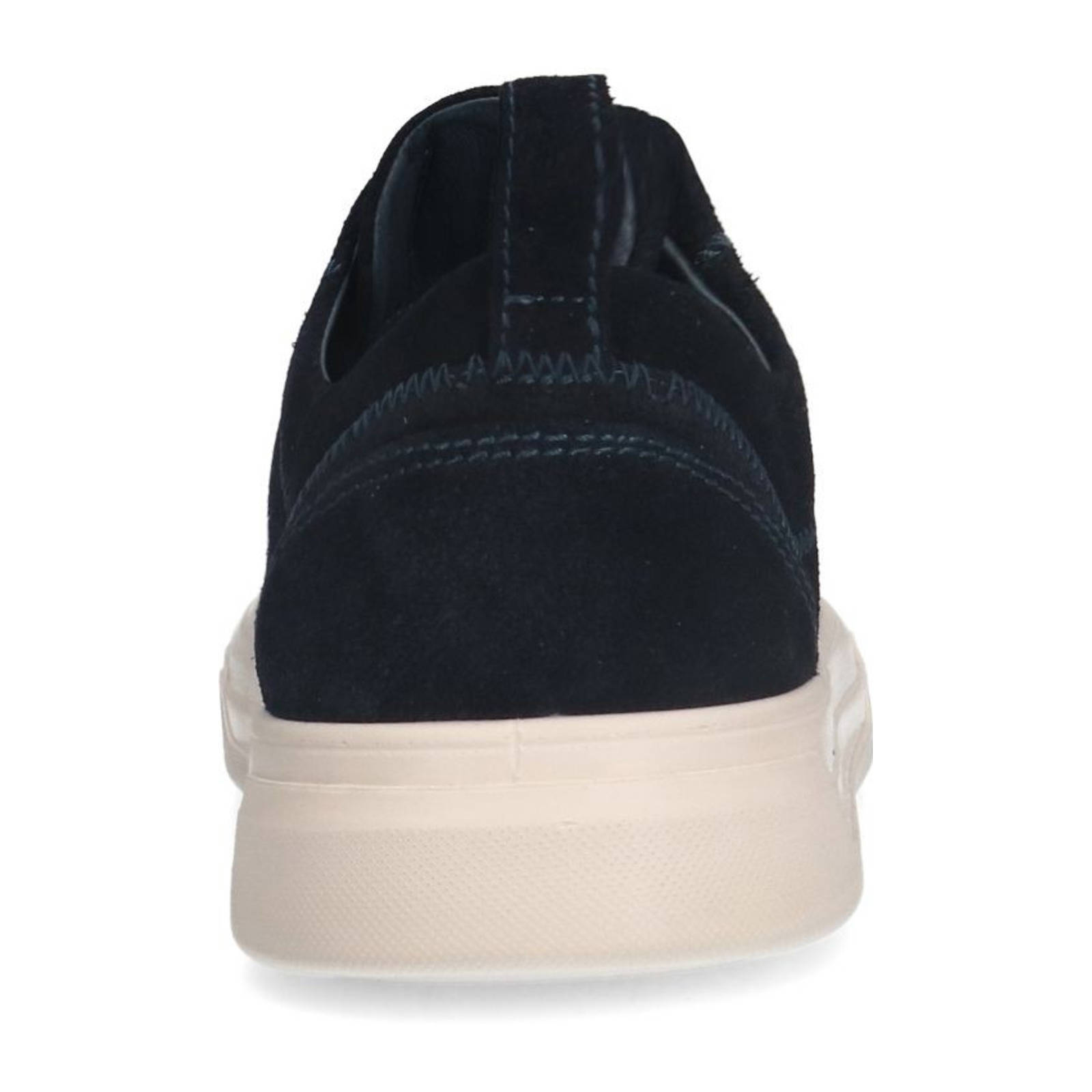 Manfield suède sneakers donkerblauw