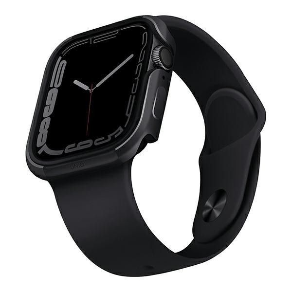 Uniq Capa para Valencia Apple Watch Series 4/5/6/7 / Se 45 / 44Mm. Grafite / Grafite