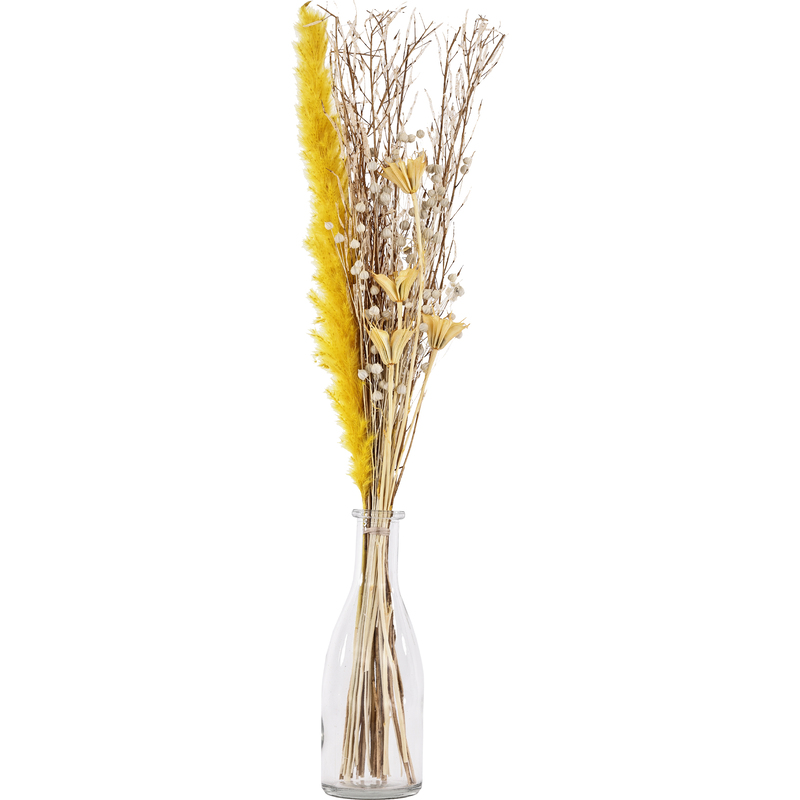 EGLO Trockenblume Caraquet, 56 cm, mit Vase, gelb