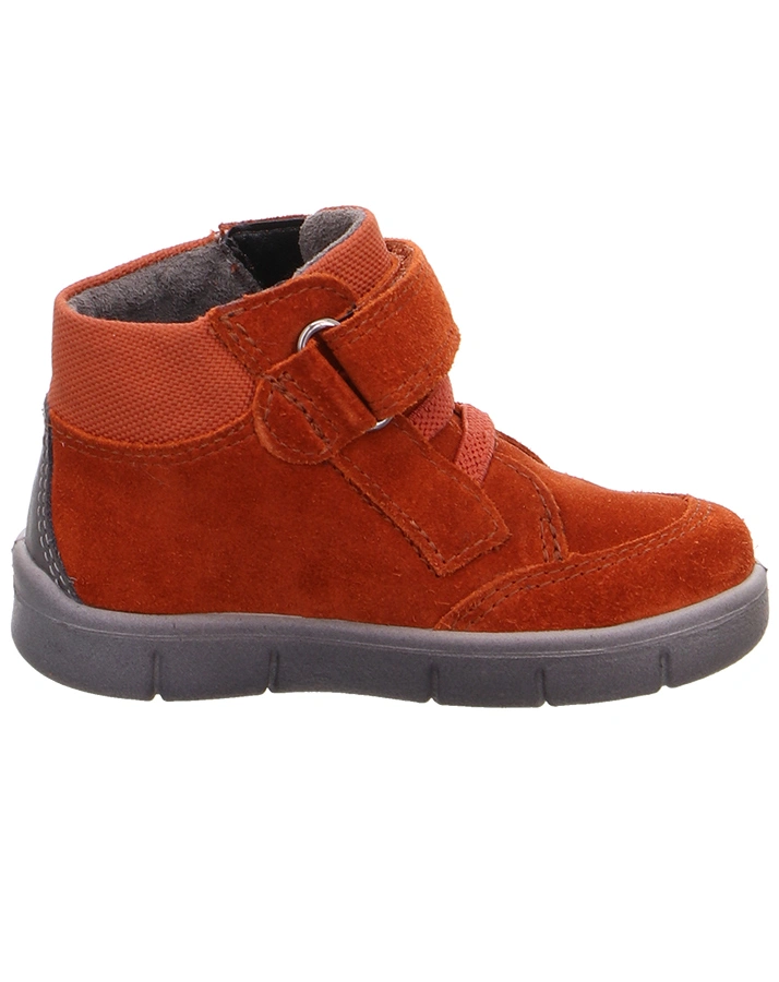 Klett-Halbschuhe ULLI gefüttert in rot/grau