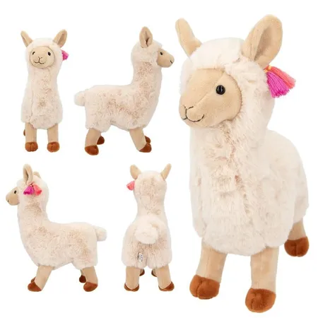 Depesche TOPModel Plüsch Alpaka Beige 28 cm COSY