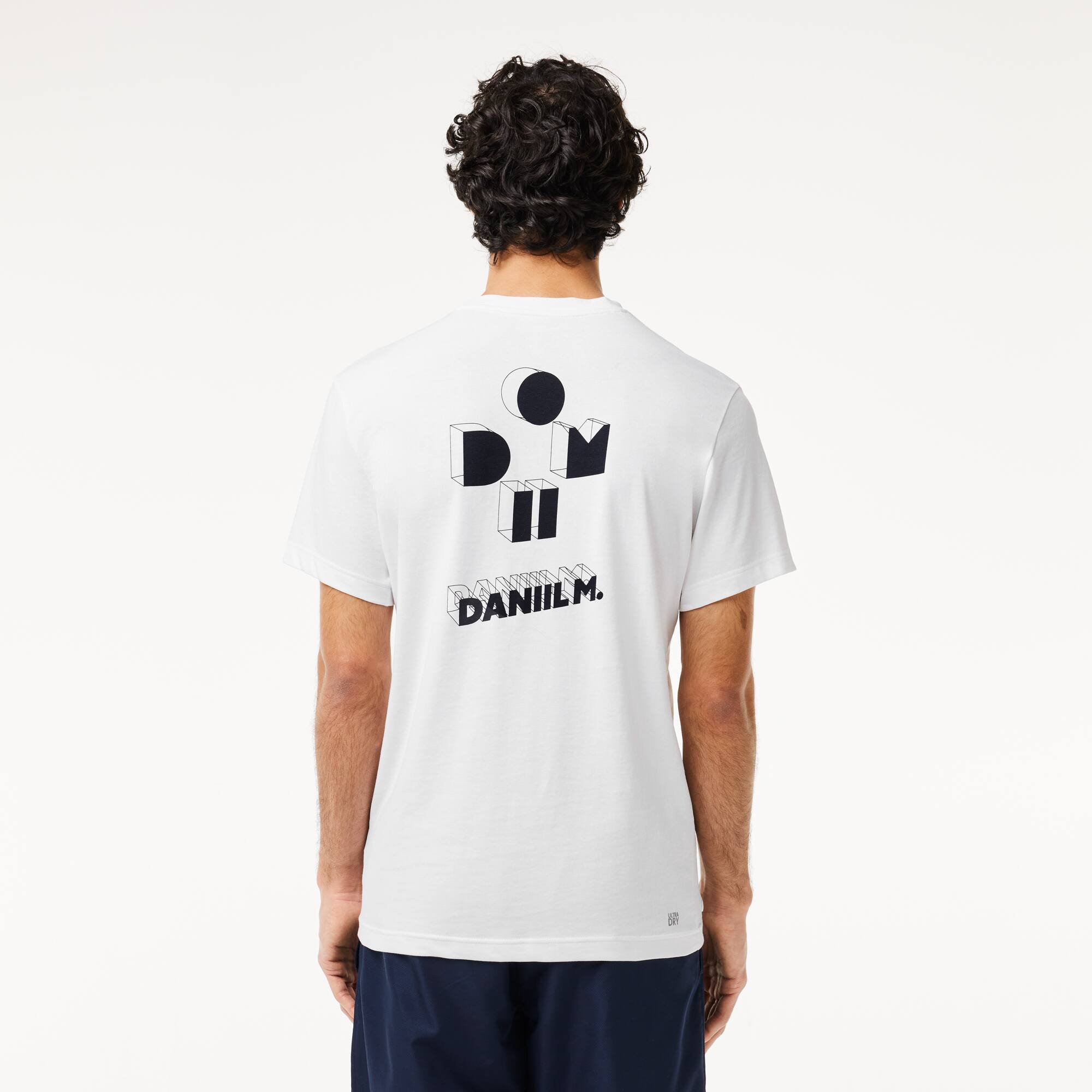 LACOSTE SPORT x Daniil Medvedev Ultra-Dry-T-Shirt T-Shirts - Weiss - Lacoste - Herren