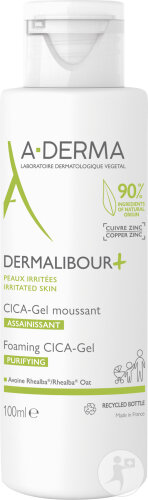 A-Derma Dermalibour+ Cica-Gel Moussant Assainissant Peau Irritée 100ml