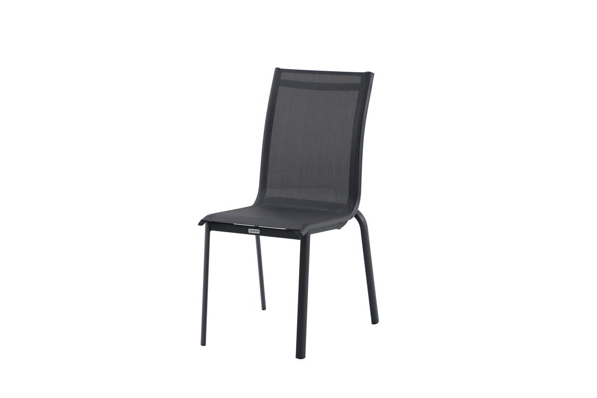 CHAISE AXANT EMPILABLE POIVRE GRAPHITE