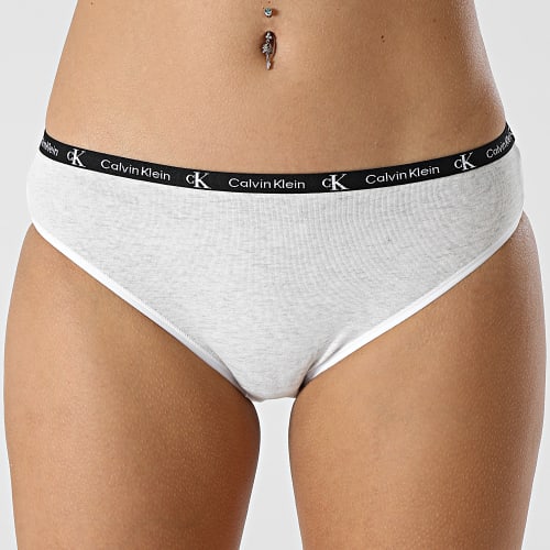 Lot De 2 Culottes Femme QD3991E Rose Blanc Chiné