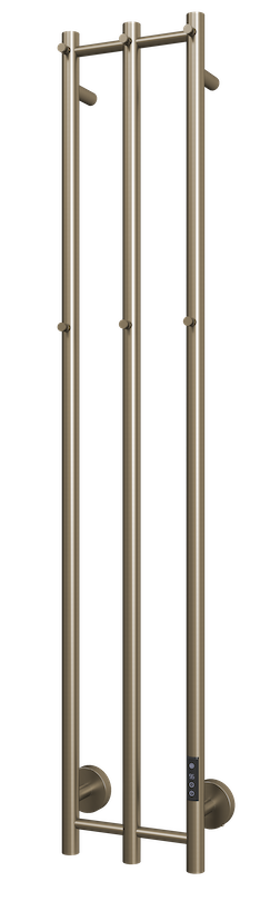 TVS Design Plus 3 elektrische radiator 150x28cm goud geborsteld