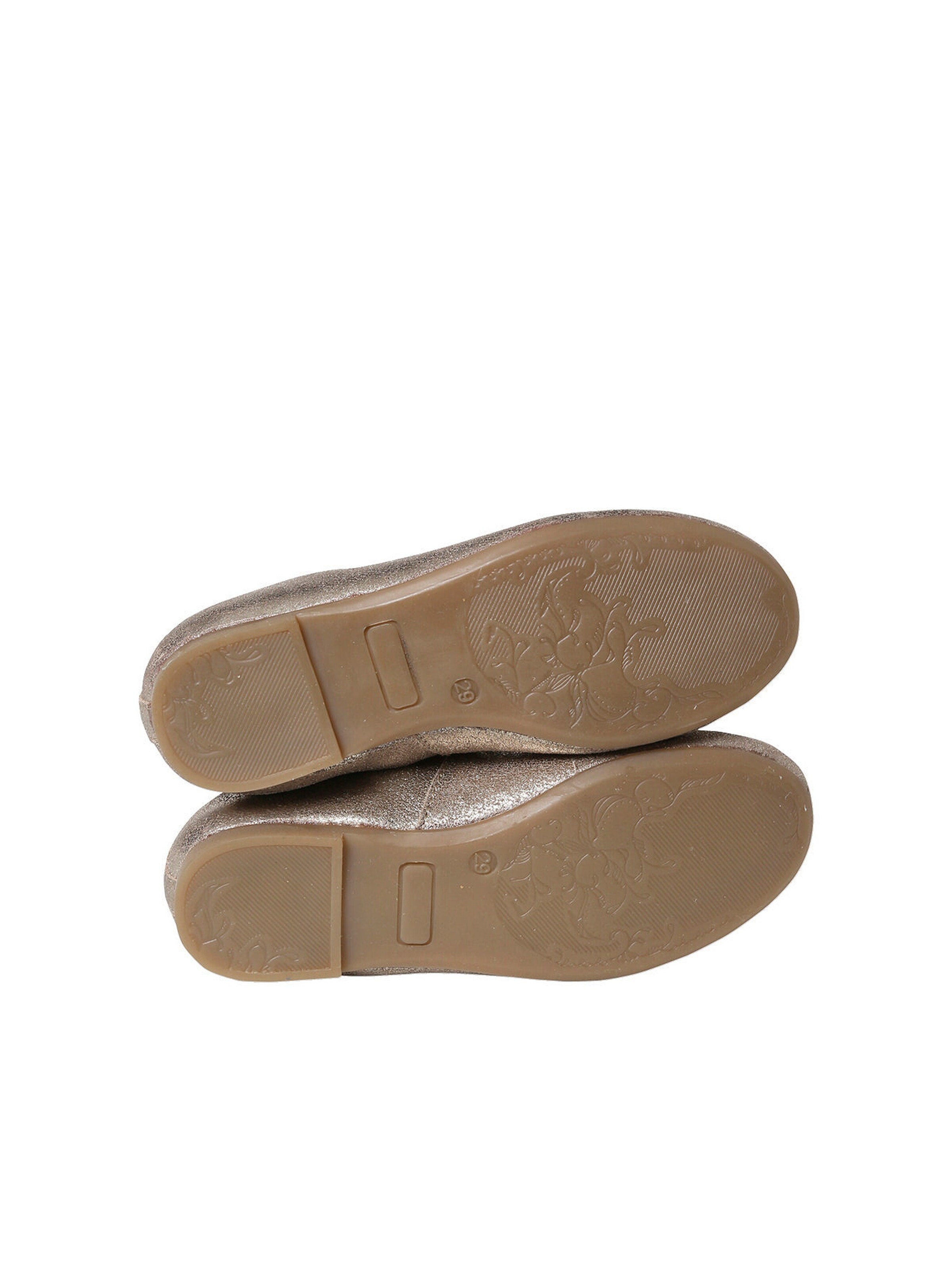 Vertbaudet Mädchen Ballerinas beige glanzeffekt