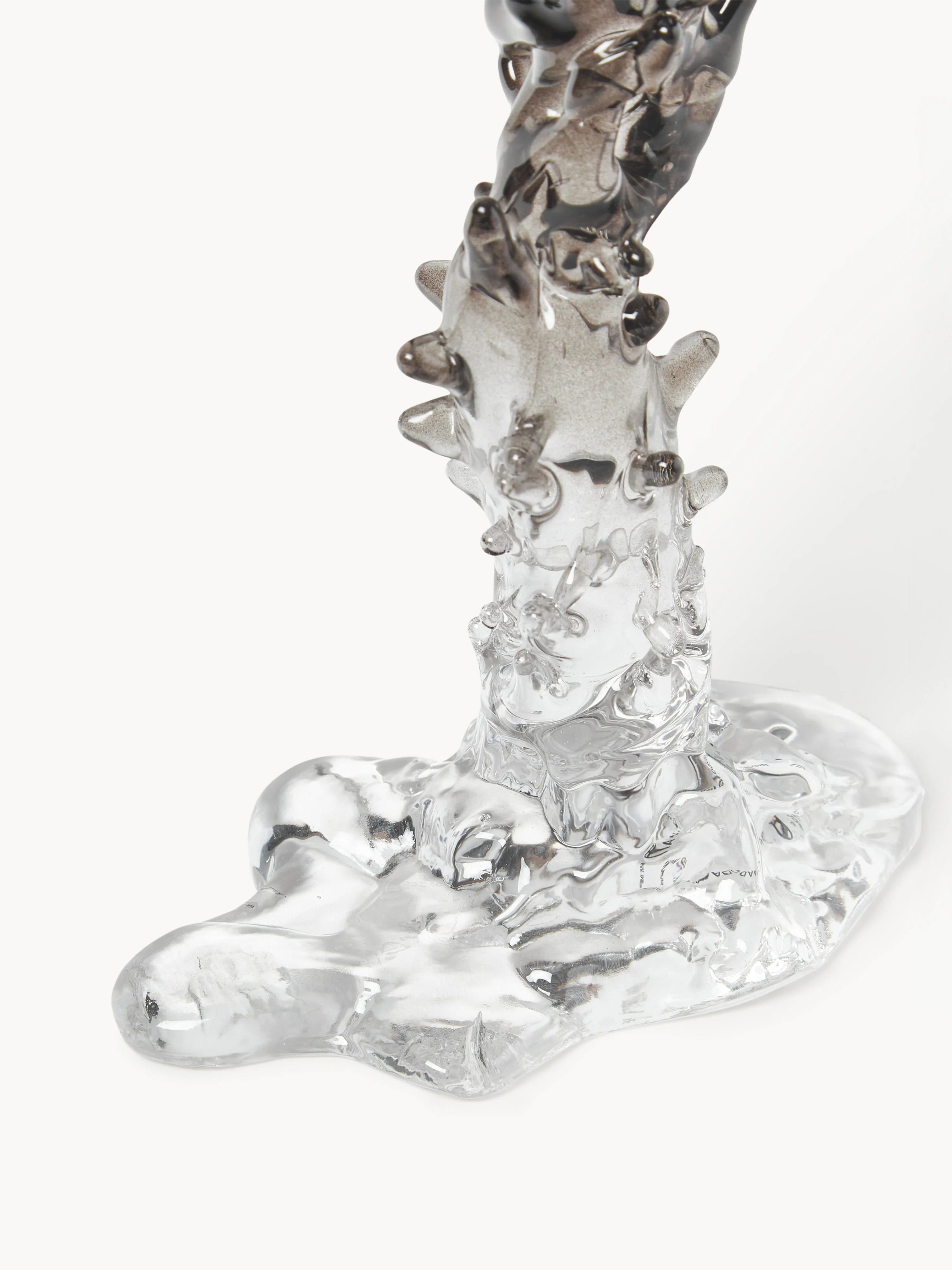 Kaarshouder Drip van glas