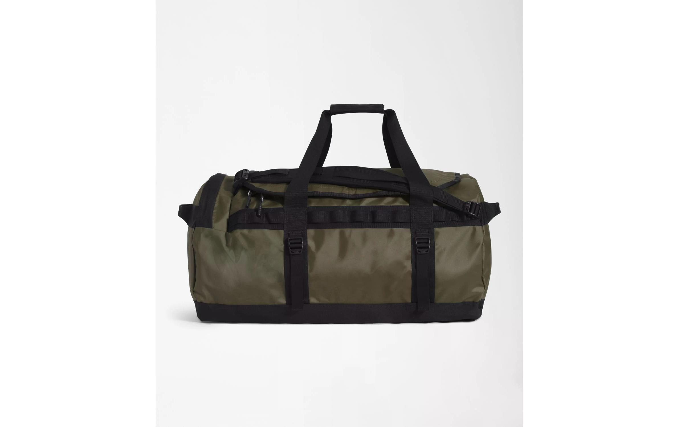 Duffle Bag Base Camp M 71 l, Taupe Grün/Schwarz<br>Duffel-Tasche