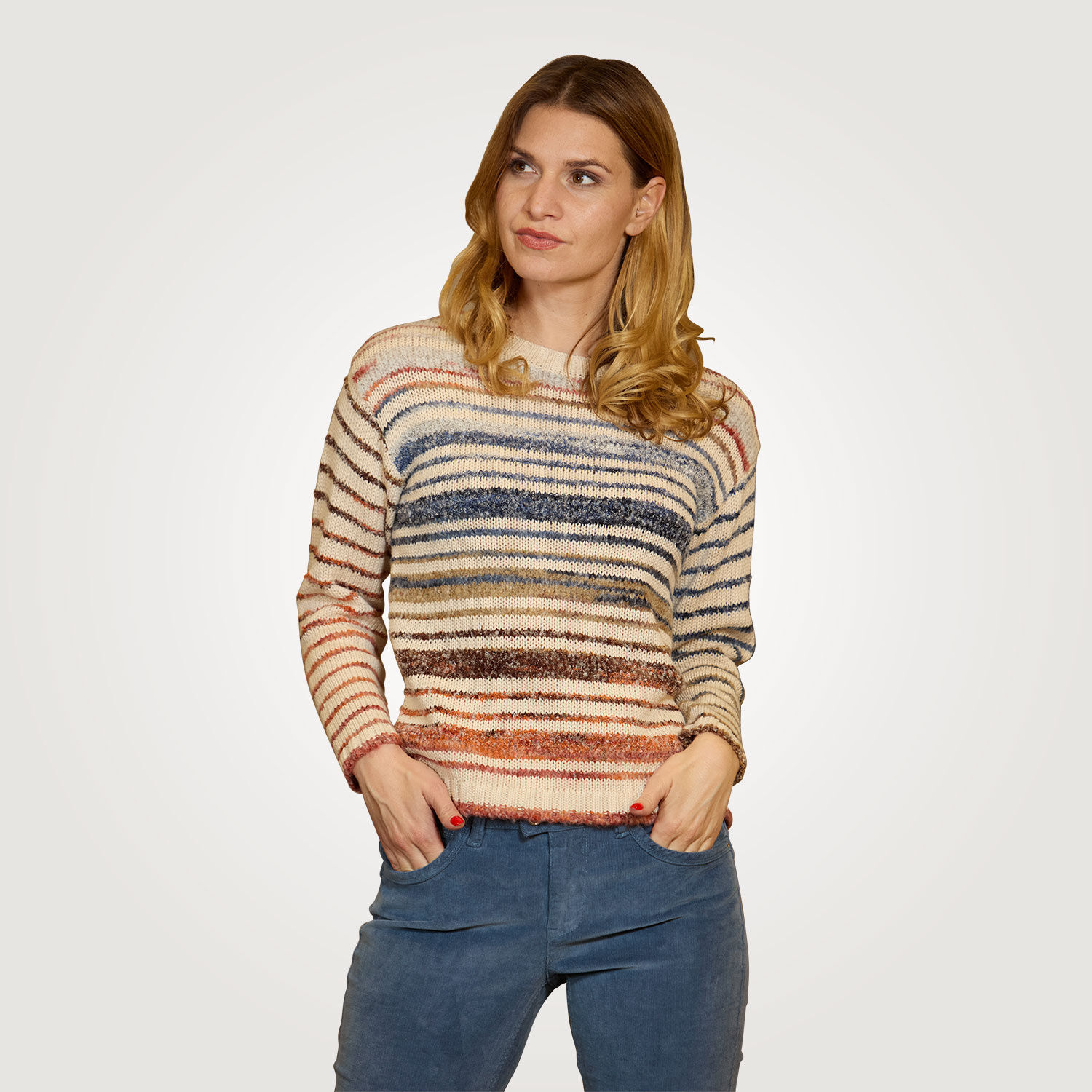 Damen Pullover mit Farbverlauf