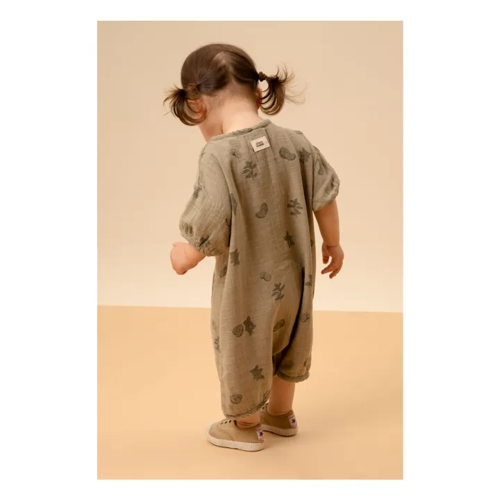 Studio Bohème Combishort Bebecito Gaze de Coton | Taupe