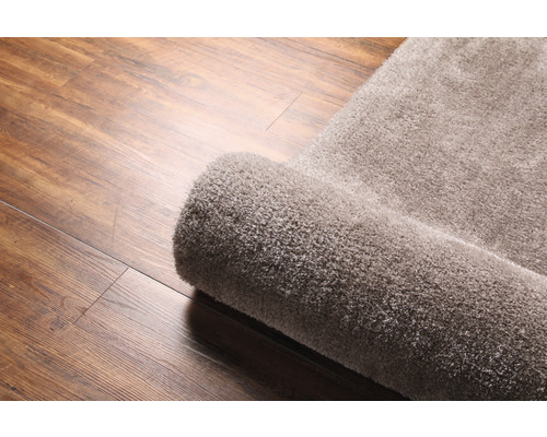 Vloerkleed Shaggy Wellness taupe 80x150 cm